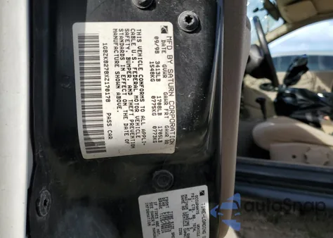 1999 Saturn Sw2 from USA, damaged, VIN 1G8ZK8278XZ170178